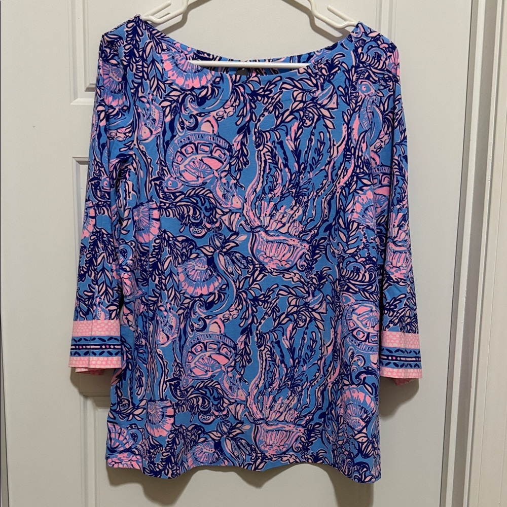 Lilly Pulitzer Waverly top size large nwt